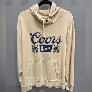 Blue 84 Cream Coors Banquet Hoodie Sweater